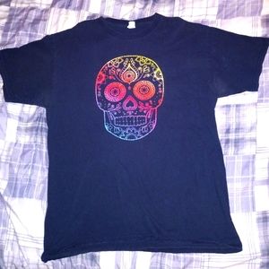 Candy skull tee